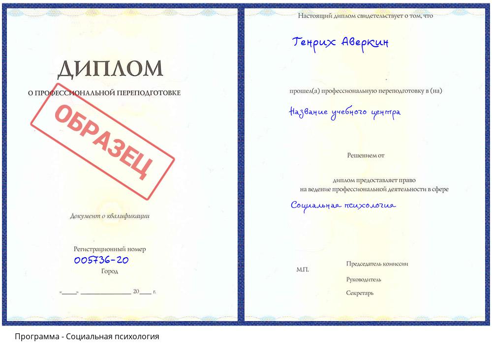 Социальная психология Истра