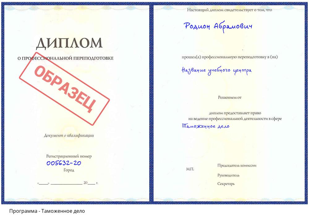 Таможенное дело Истра